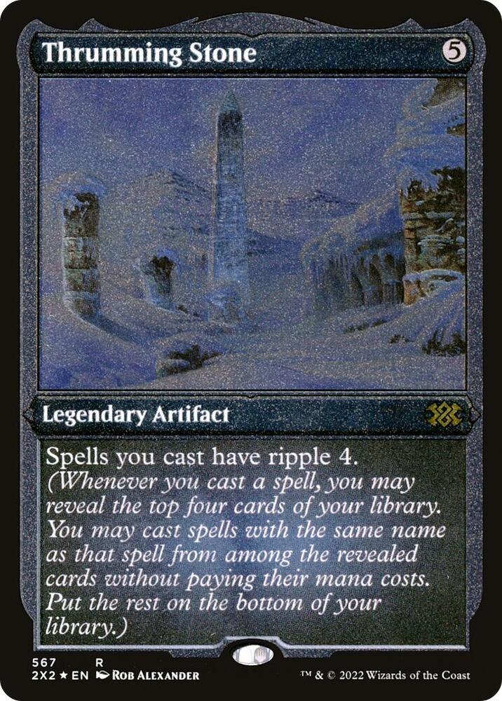 Thrumming Stone (Foil Etched) card image
