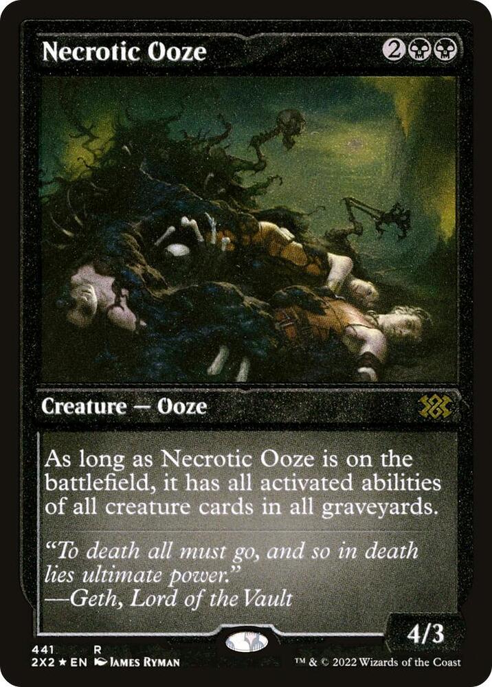 Necrotic Ooze (Foil Etched) card image