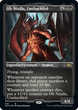 Ob Nixilis, Unshackled (Foil Etched) card image