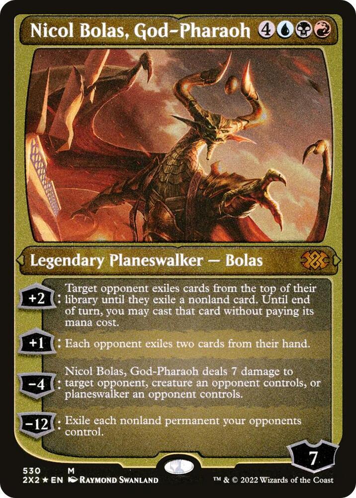 Nicol Bolas, God-Pharaoh (Foil Etched) card image