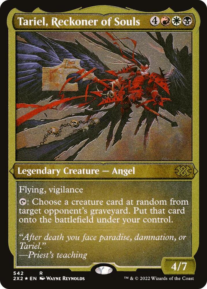 Tariel, Reckoner of Souls (Foil Etched) card image