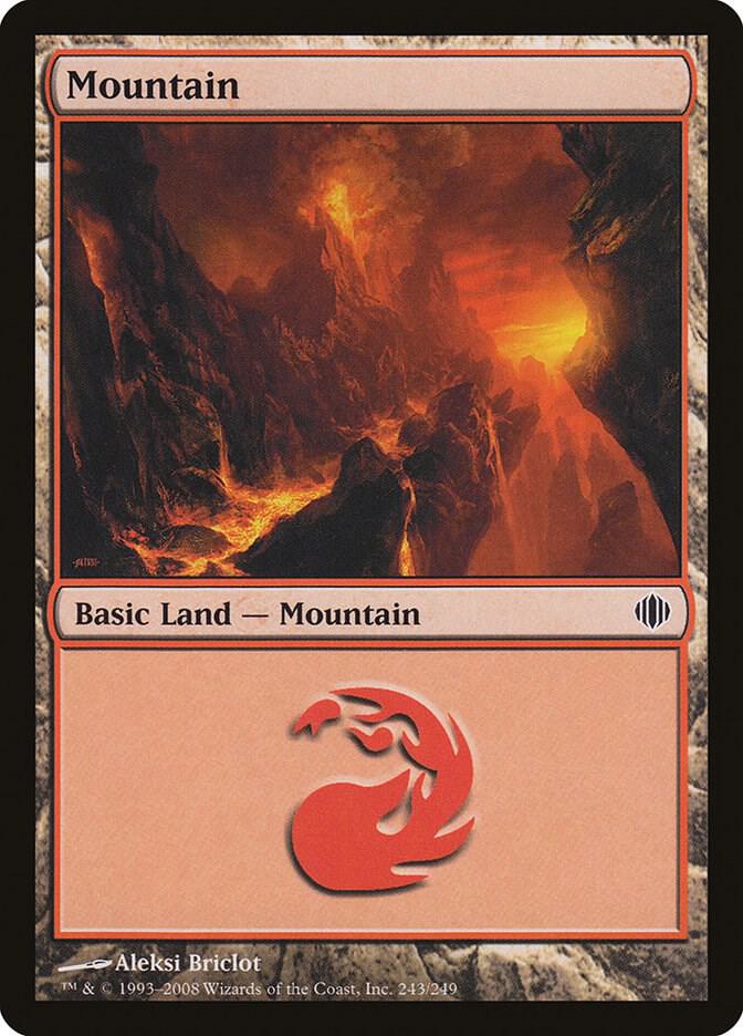 Mountain (243) card image