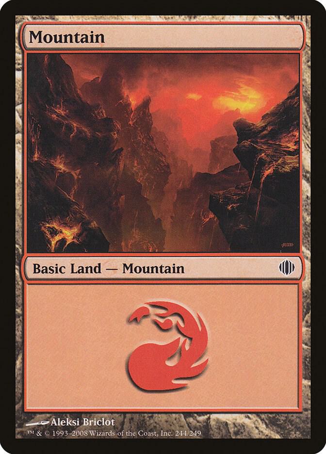Mountain (244) card image