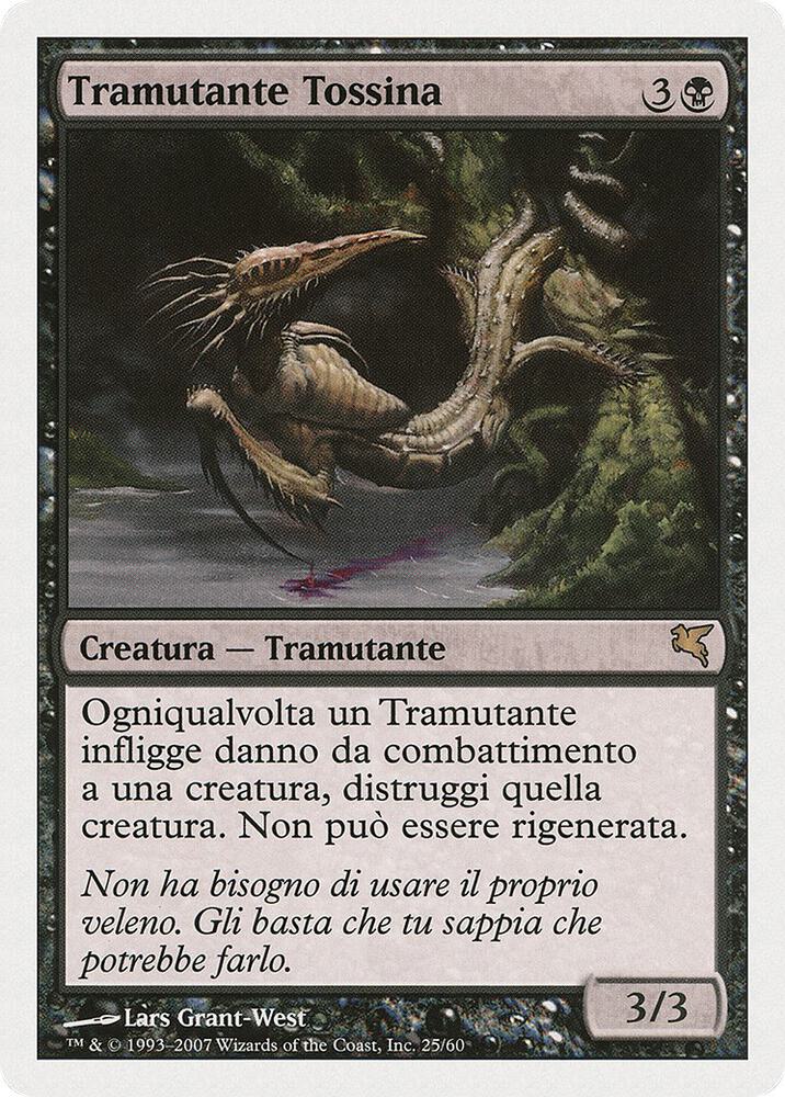 Toxin Sliver (Italian) - "Tramutante Tossina" card image