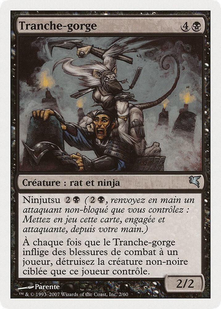 Throat Slitter (French) - "Tranche-gorge" card image