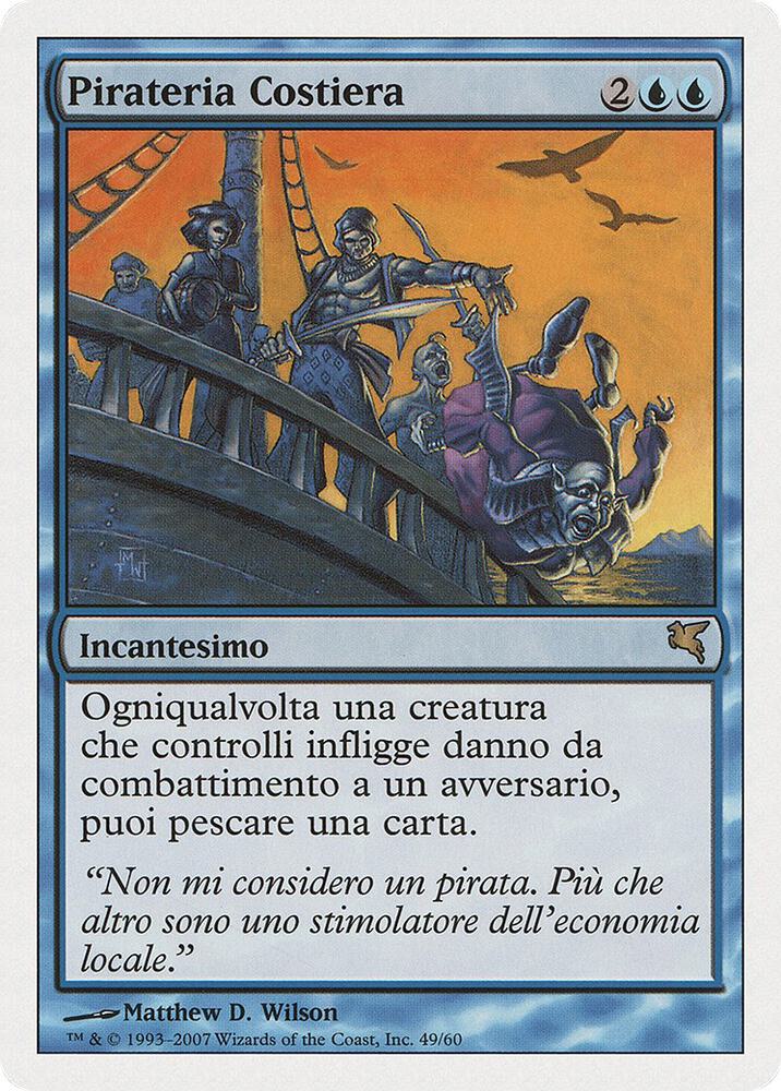 Coastal Piracy (Italian) - "Pirateria Costiera" card image