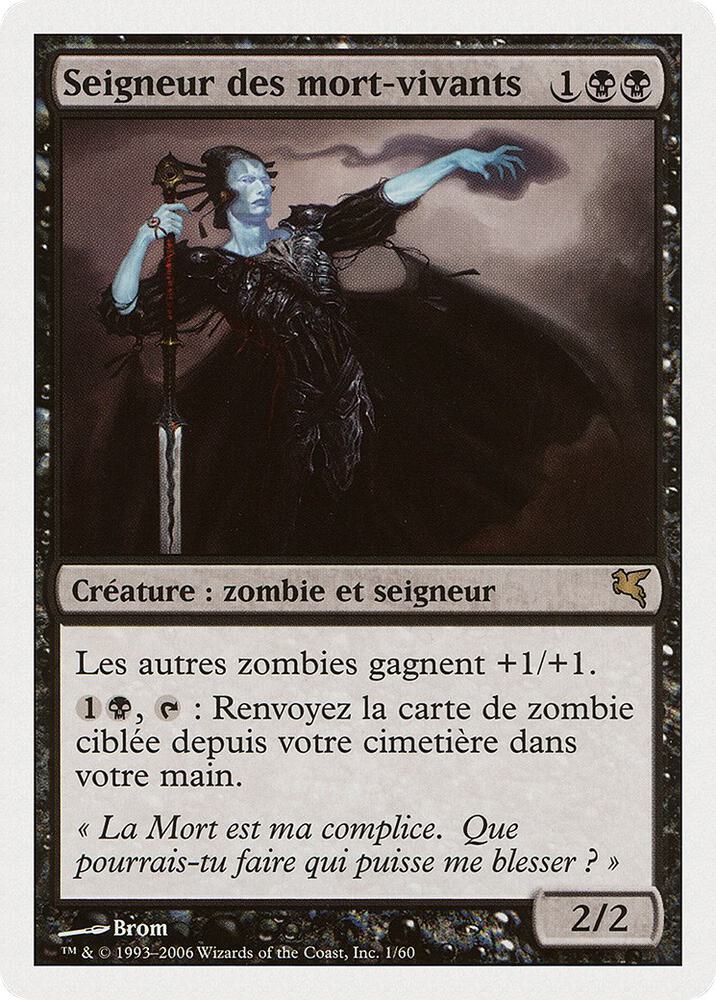 Lord of the Undead (French) - "Seigneur des mort-vivants" card image