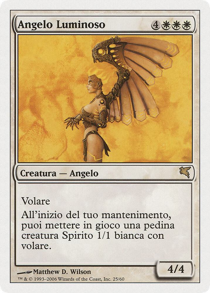 Luminous Angel (Italian) - "Angelo Luminoso" card image