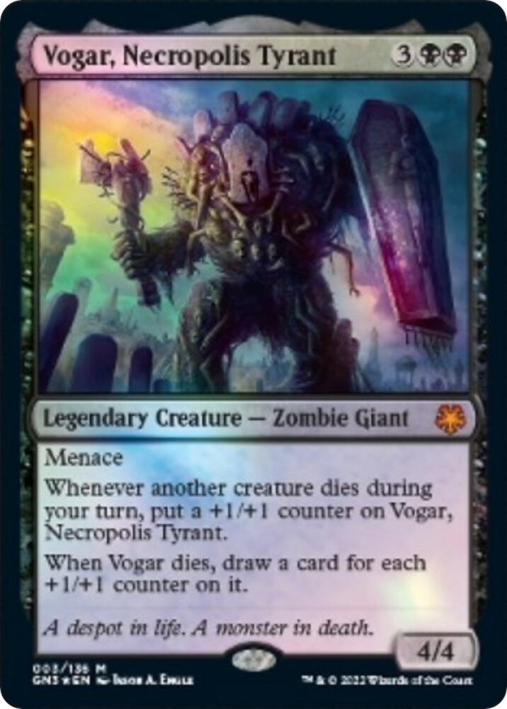 Vogar, Necropolis Tyrant card image