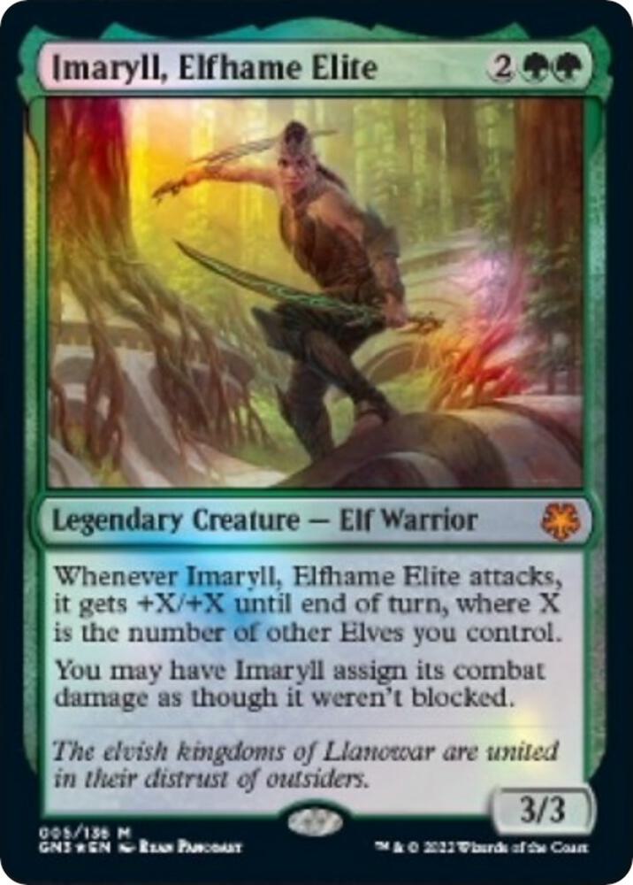 Imaryll, Elfhame Elite card image