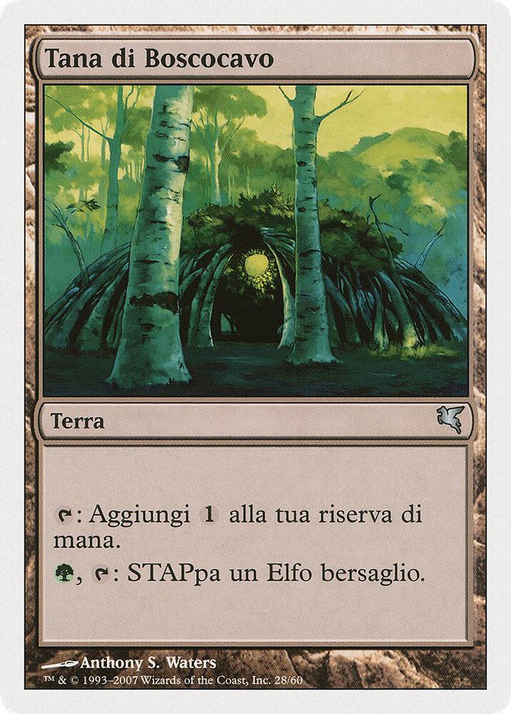 Wirewood Lodge (Italian) - "Tana di Boscocavo" card image
