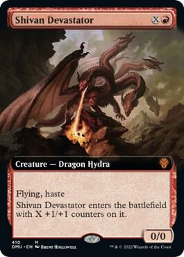 Shivan Devastator (Extended Art) card image