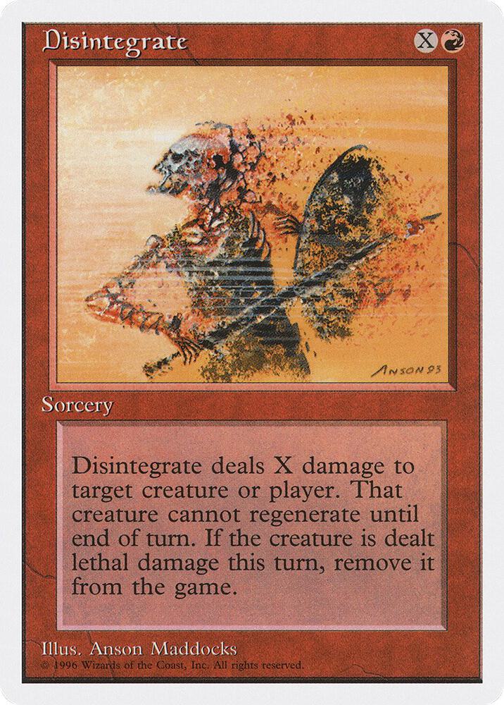 Disintegrate card image