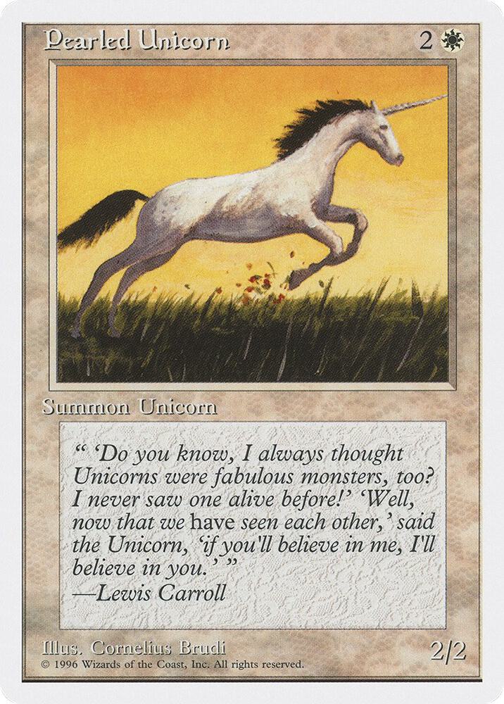 Pearled Unicorn card image