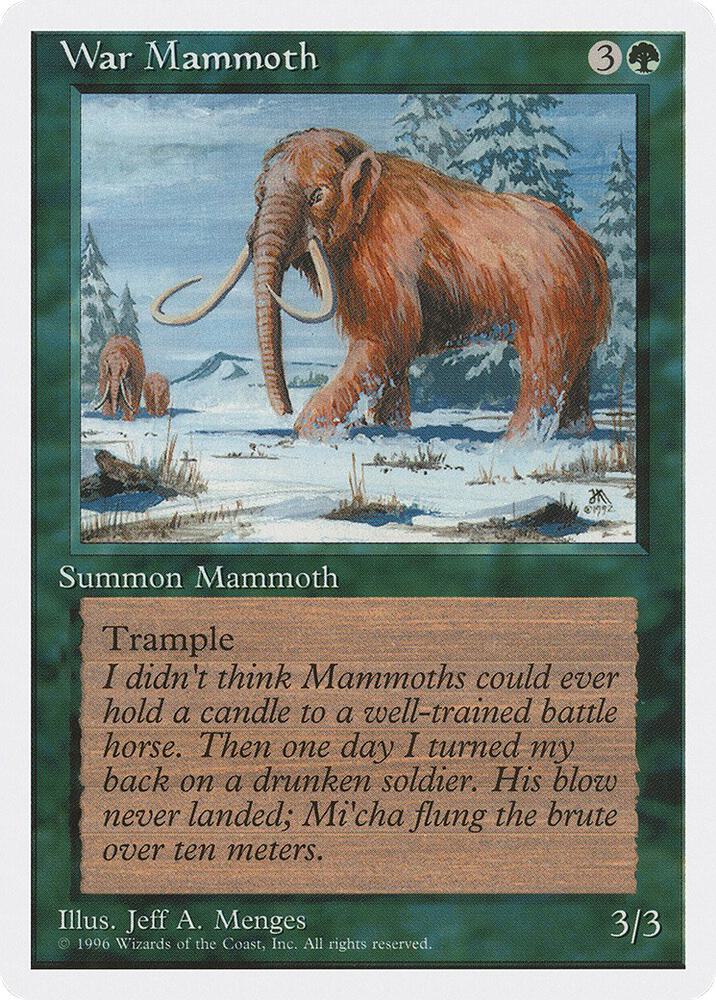 War Mammoth card image