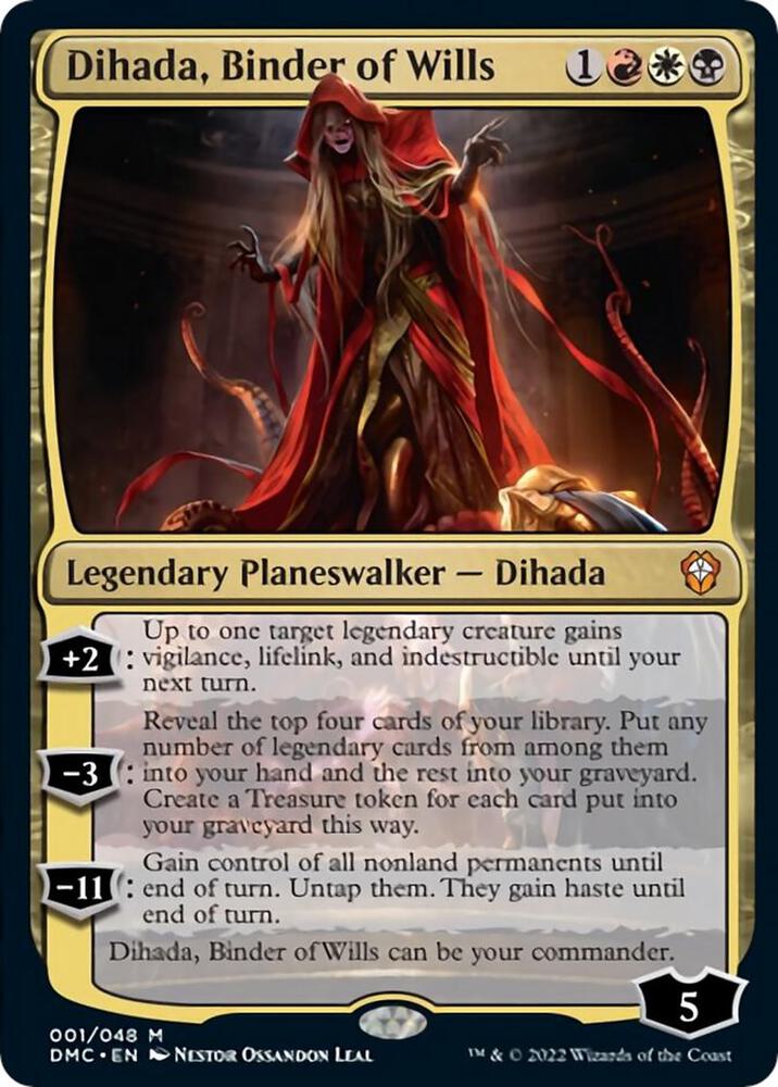 Dihada, Binder of Wills card image