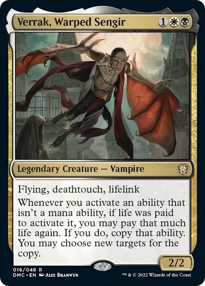 Verrak, Warped Sengir card image