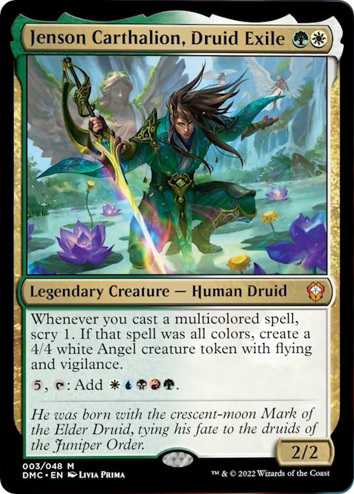 Jenson Carthalion, Druid Exile card image