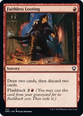 Faithless Looting card image