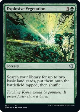 Explosive Vegetation card image