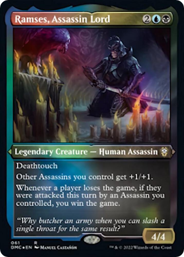 Ramses, Assassin Lord (Foil Etched) card image