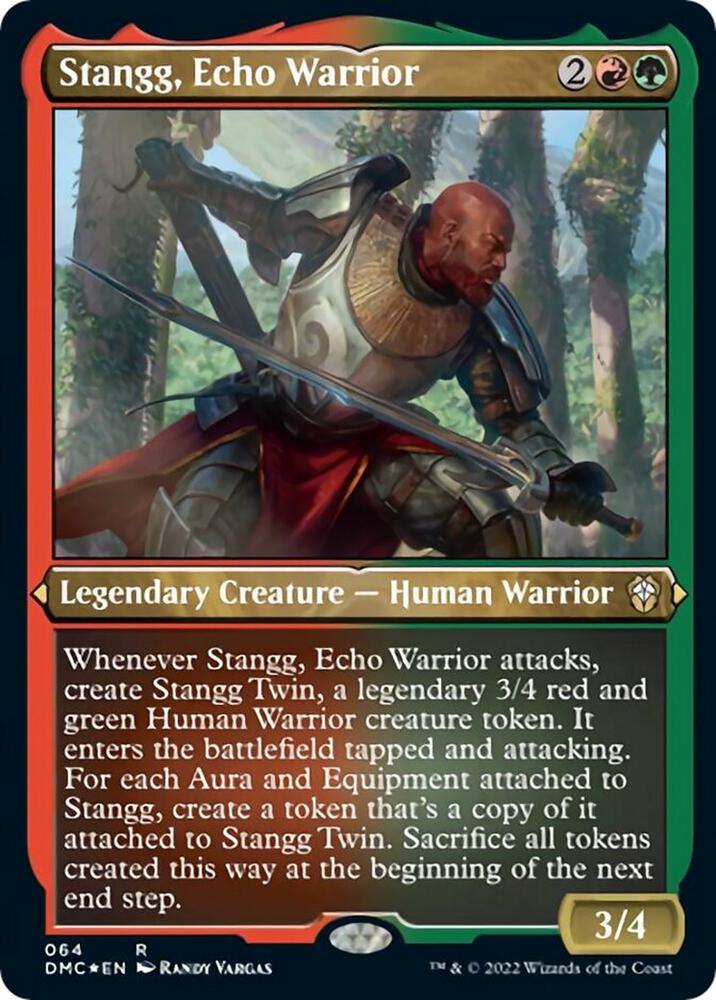 Stangg, Echo Warrior (Foil Etched) card image