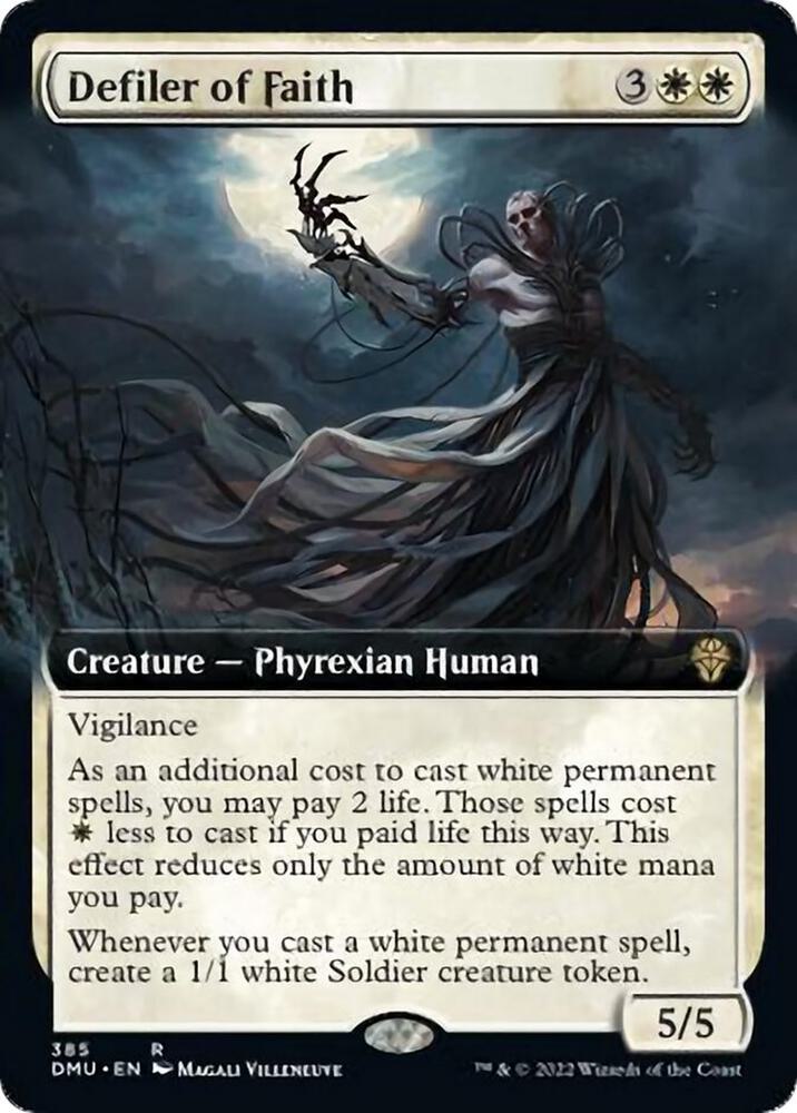 Defiler of Faith (Extended Art) card image