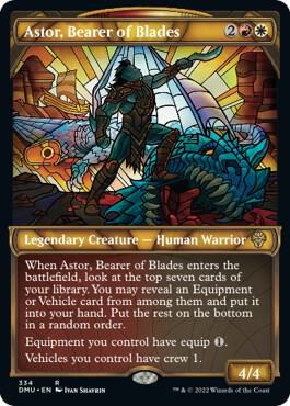 Astor, Bearer of Blades (Textured Foil) card image