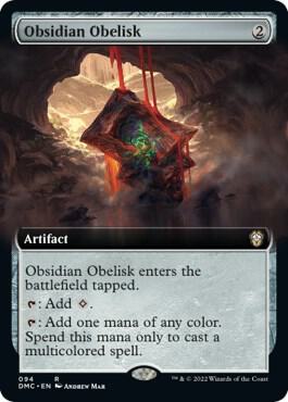 Obsidian Obelisk (Extended Art) card image