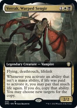Verrak, Warped Sengir (Extended Art) card image
