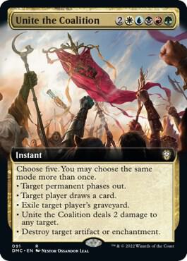 Unite the Coalition (Extended Art) card image
