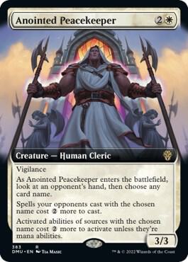 Anointed Peacekeeper (Extended Art) card image