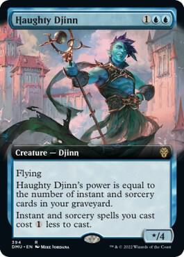 Haughty Djinn (Extended Art) card image