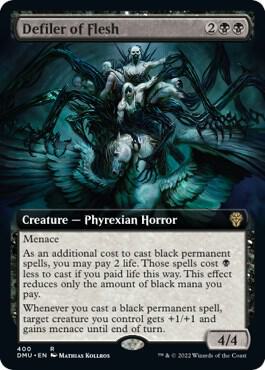 Defiler of Flesh (Extended Art) card image