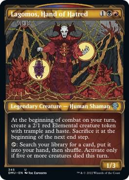 Lagomos, Hand of Hatred (Textured Foil) card image