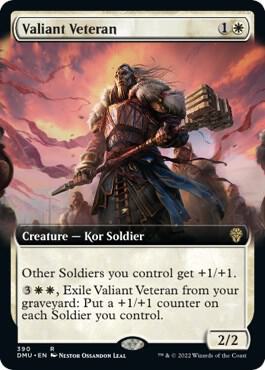 Valiant Veteran (Extended Art) card image