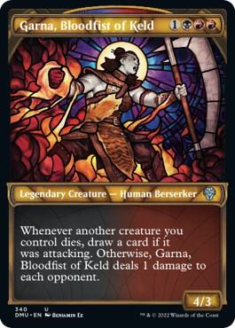 Garna, Bloodfist of Keld (Textured Foil) card image
