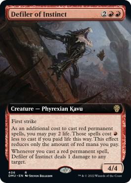 Defiler of Instinct (Extended Art) card image