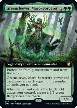 Greensleeves, Maro-Sorcerer (Extended Art) card image