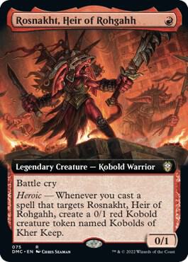 Rosnakht, Heir of Rohgahh (Extended Art) card image