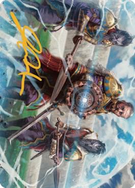 Argivian Phalanx Art Card (Gold-Stamped Signature) card image