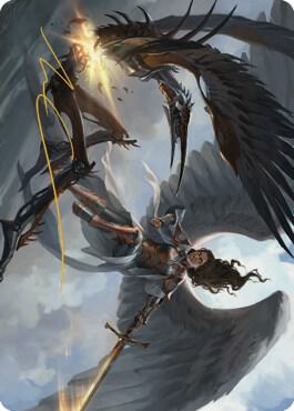 Destroy Evil Art Card (Gold-Stamped Signature) card image