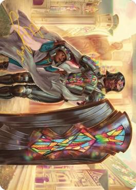 Guardian of New Benalia Art Card (Gold-Stamped Signature) card image