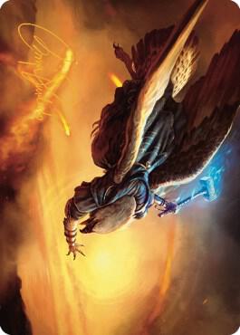 Battlewing Mystic Art Card (Gold-Stamped Signature) card image