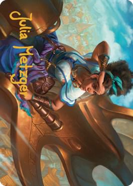 Talas Lookout Art Card (Gold-Stamped Signature) card image