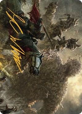 Writhing Necromass Art Card (Gold-Stamped Signature) card image