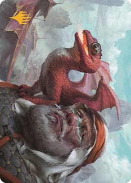 Dragon Whelp Art Card (Gold-Stamped Signature) card image