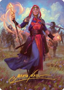 Jaya, Fiery Negotiator Art Card (34/81) (Gold-Stamped Signature) card image