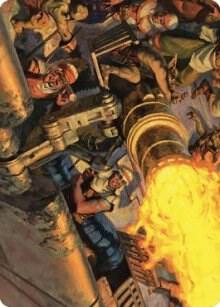 Mana Cannons Art Card card image