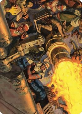 Mana Cannons Art Card (Gold-Stamped Signature) card image